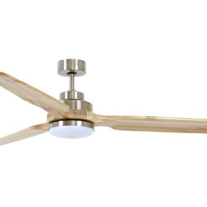 Ανεμιστήρας Οροφής Lucci Air Shoalhaven Brushed Chrome/Ashwood